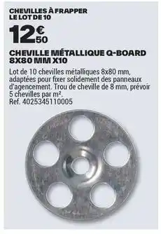 Brico Dépôt Cheville a frapper offre
