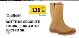 DomPro Jallatte - botte de securite fourree jalartic s3 ci fo sr offre