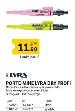Porte-mine lyra dry profi