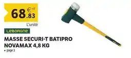 DomPro Leborgne - masse securi-t batipro offre