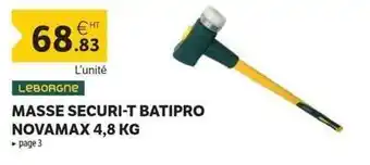 Leborgne - masse securi-t batipro