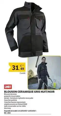 DomPro Oxford - blouson ceramique gris nuit/noir offre