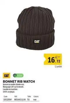 DomPro Cat - bonnet rib watch offre