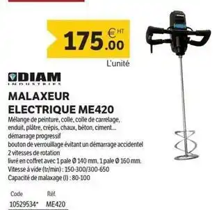 Malaxeur electrique me420