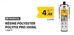 DomPro Résine polyester polyfix pro 300ml offre