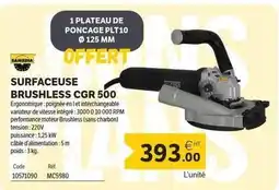 DomPro Samedia - surfaceuse brushless cgr 500 offre
