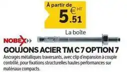 DomPro Goujons acier tm c 7 option 7 offre