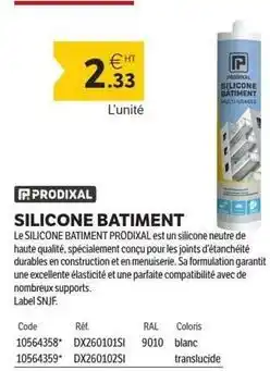DomPro Silicone batimento offre