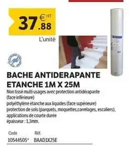 DomPro Bache antiderapante etanche 1m x 25m offre