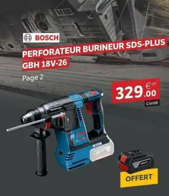 Bosch - perforateur sds-plus gbh 18v-26