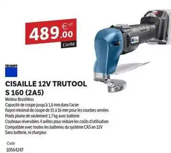 Cisaille 12v s 160 (2a5)