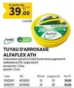 DomPro Tuyau d'arrosage alfaflex ath offre