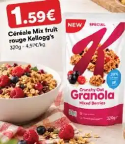 Hmarket Kellogg's - céréale mix fruit rouge offre