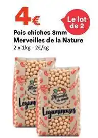Hmarket Pois chiches 8mm merveilles de la nature offre