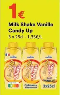 Hmarket Candy - milk shake vanille offre
