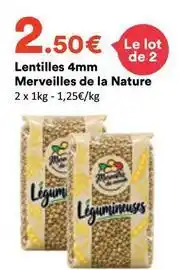 Hmarket Lentilles 4mm merveilles de la nature offre