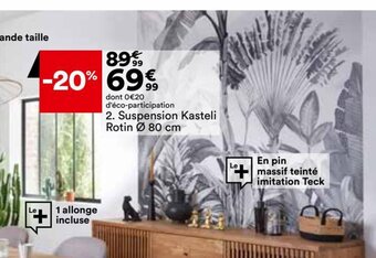 BUT Suspension Kasteli offre