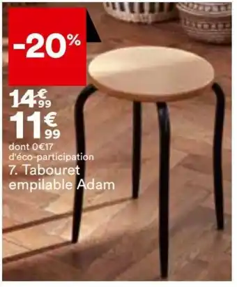 BUT Tabouret Empilable Adam offre
