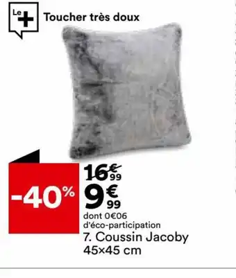 BUT Coussin Jacoby offre