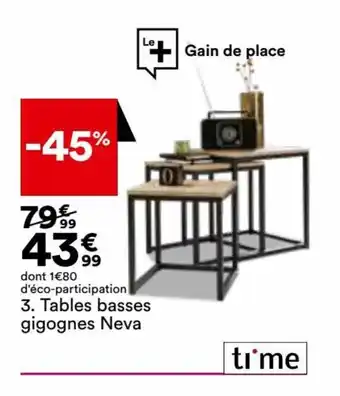 Tables Basses Gigognes Neva