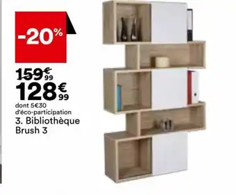 BUT Bibliothèque Brush 3 offre