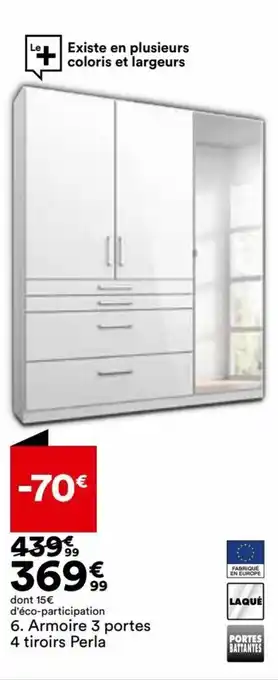 BUT Armoire 3 Portes offre