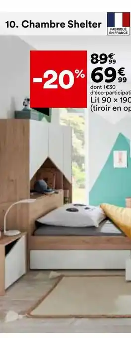 BUT Chambre Shelter offre