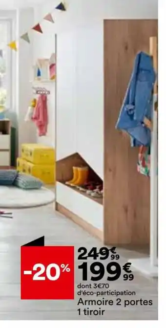BUT Armoire 2 Portes offre