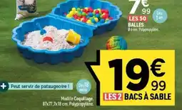 Centrakor LES 2 BACS À SABLE offre