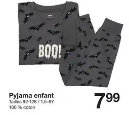 Zeeman Pyjama enfant offre