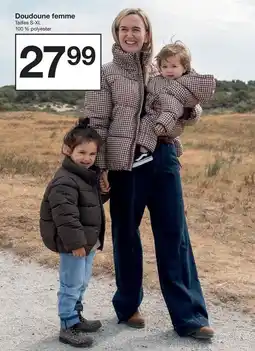 Zeeman Doudoune femme offre