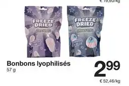 Zeeman Bonbons lyophisés offre