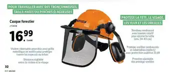 Lidl Casque Forestier Parkside offre