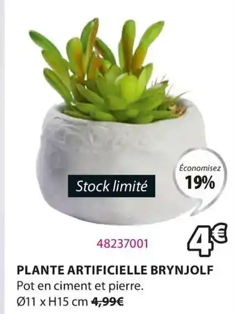 JYSK Plante artificielle brynjolf offre