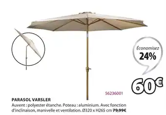 JYSK Parasol varsler offre