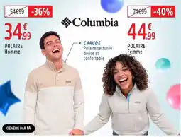 Intersport Columbia Polaire Homme offre
