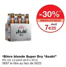 Monoprix Asahi Super Dry offre