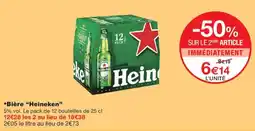 Monoprix Heineken Bière offre