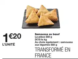 Monoprix Samoussa au bœuf offre