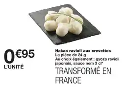Monoprix Hakao ravioli aux crevettes offre