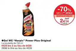 Monoprix Harpic Gel WC Power Plus Original offre