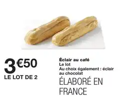 Monoprix Éclair au café offre