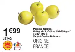 Monoprix Pomme Golden offre