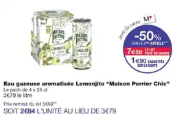 Monoprix Maison Perrier Lemonjito offre