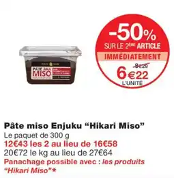 Monoprix Hikari Miso Pâte miso Enjuku offre