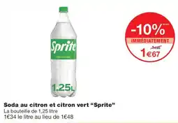 Monoprix Sprite offre