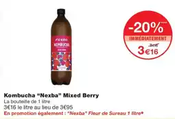 Monoprix Nexba Kombucha offre