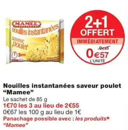 Monoprix Mamee nouilles instantanées offre