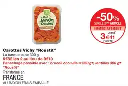 Monoprix Mon Jardin Cuisiné Carottes Vichy offre