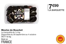 Monoprix Moules de Bouchot offre